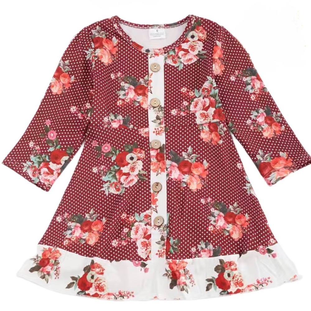 Long Sleeve Girls Dress